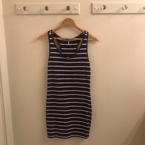 Tank Dress Navy + White Stripes